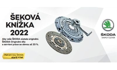 šeková knížka ŠKODA, slevové poukazy