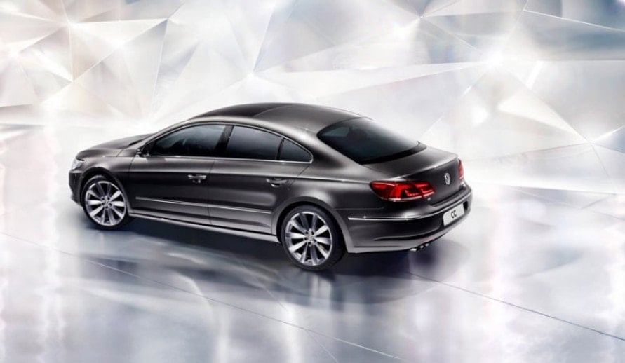 VOLKSWAGEN CC pohled boční na vystavený vůz