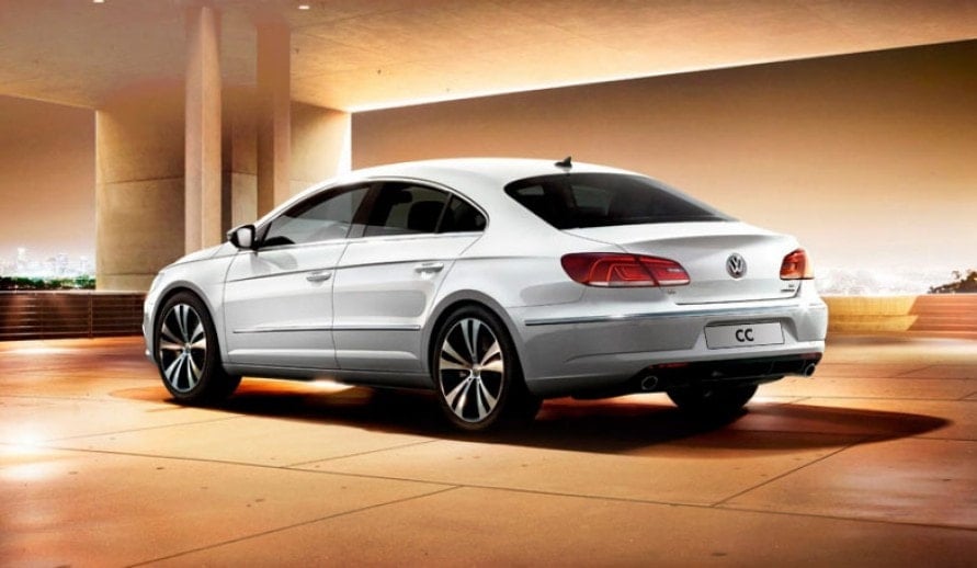 VOLKSWAGEN CC pohled zadní na vystavený vůz