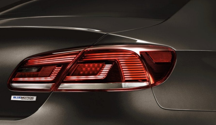 VOLKSWAGEN CC detail zadního světlometu