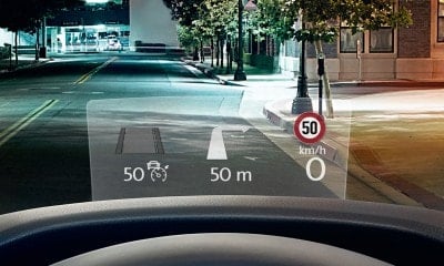 VOLKSWAGEN TIGUAN detail obrázku fungování Head Up Display