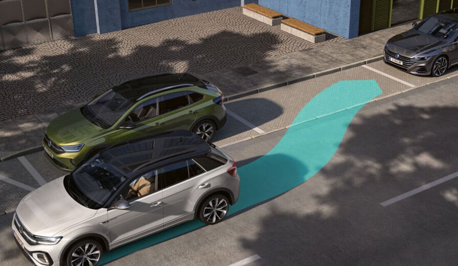 VOLKSWAGEN T-ROC obrázek podélného parkování Park Assist