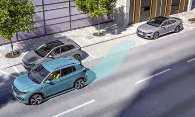 VOLKSWAGEN T-CROSS ukázka obrázku fungování Park Assist