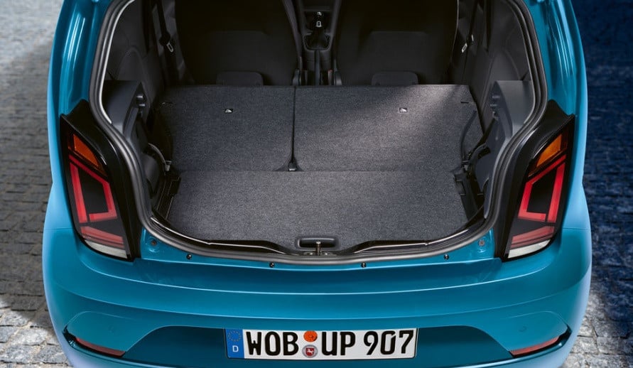 VOLKSWAGEN UP! zavazadlový prostor