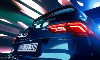 VOLKSWAGEN TIGUAN zadní pohled na zadní světlomety
