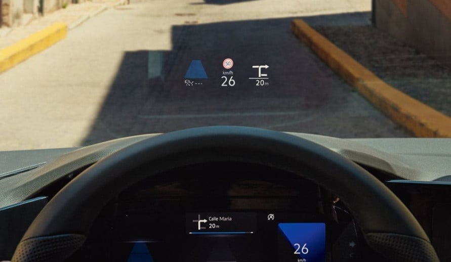 VOLKSWAGEN VARIANT detail Head-up-display