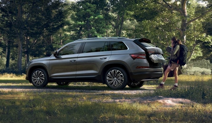 Kodiaq v lese