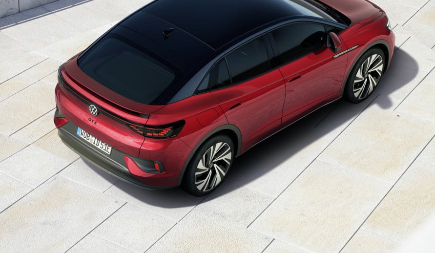 VOLKSWAGEN ID.5 GTX horní pohled na vůz