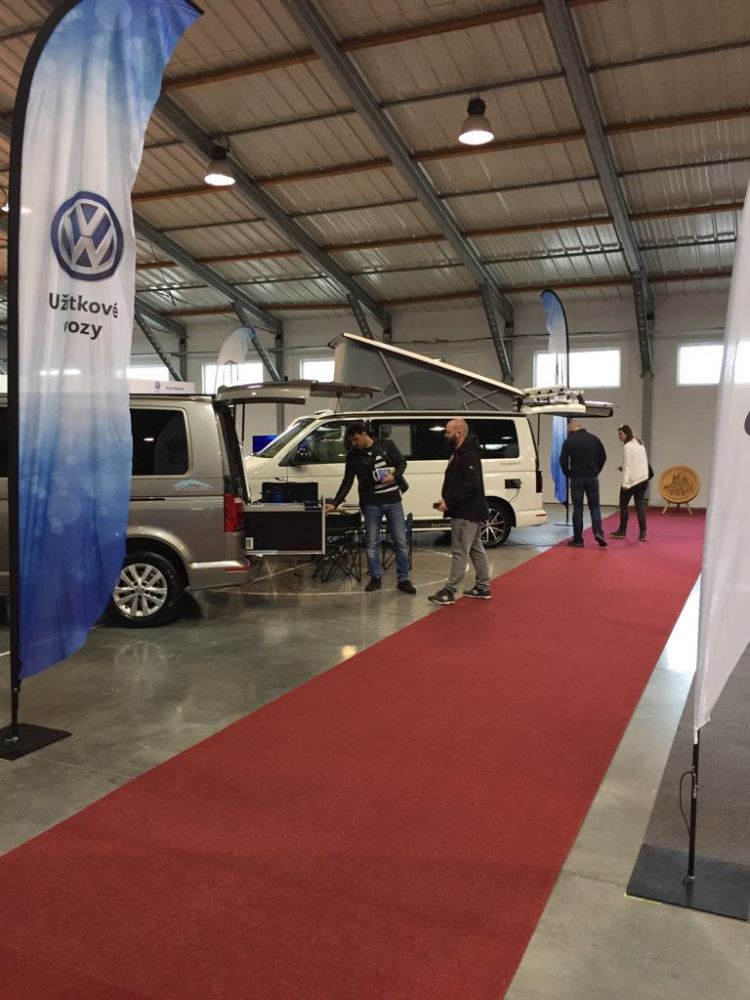 For CARAVAN vystavené vozy Volkswagen 