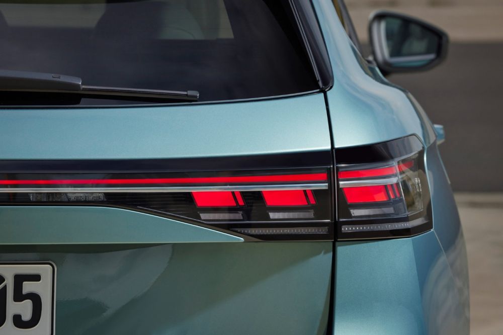 Volkswagen Passat zadní světlomety, detail