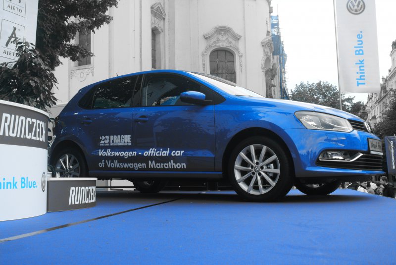 Volkswagen Maraton 2014 předváděný vůz UP