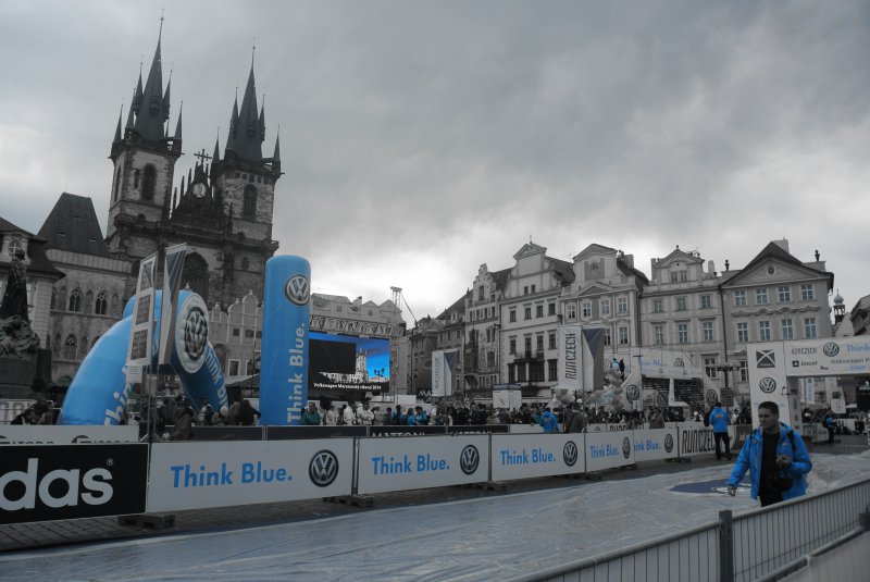 Volkswagen Maraton 2014 start a Staroměstská radnice